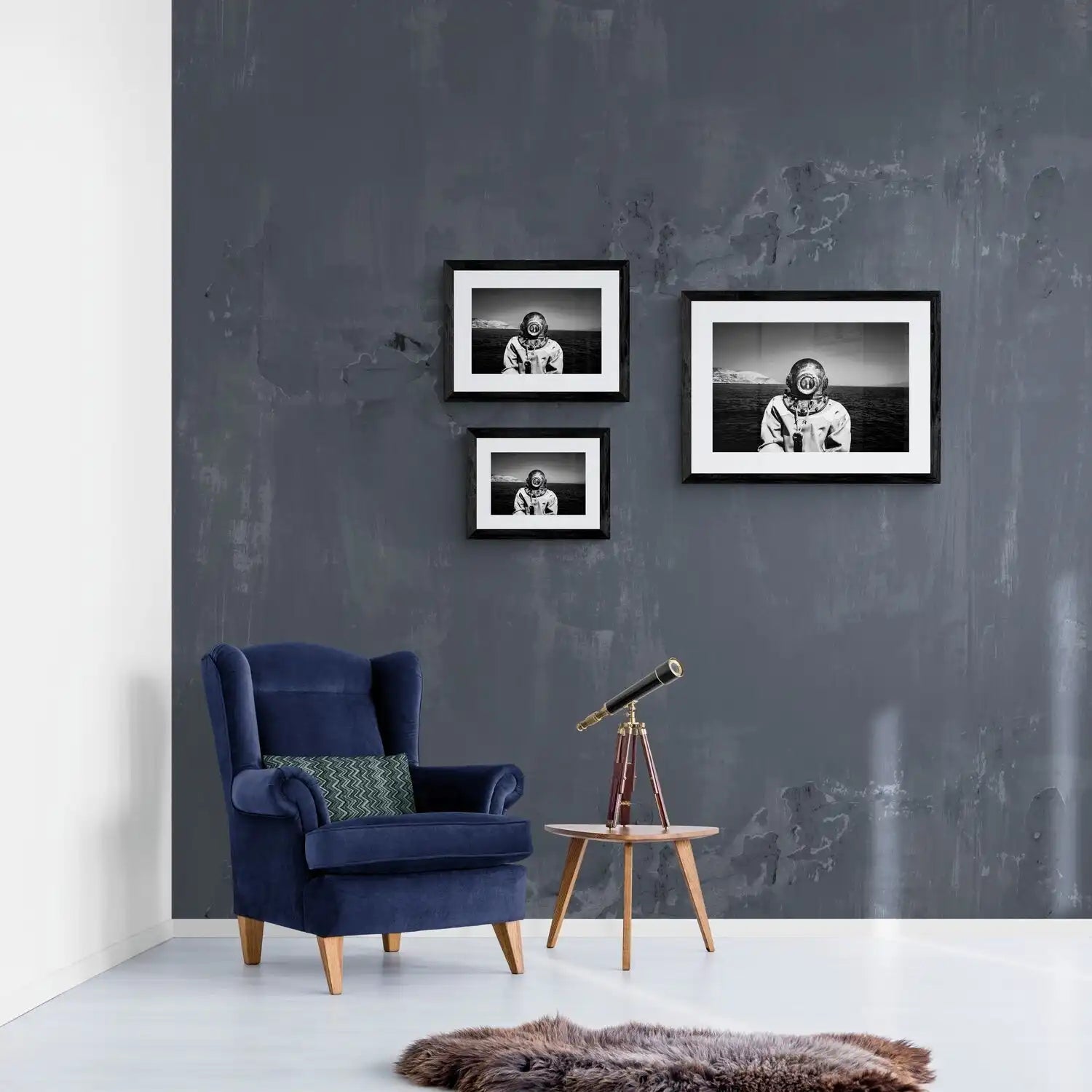 Sponge Diver | Kalymnos | Black & White Art Wall