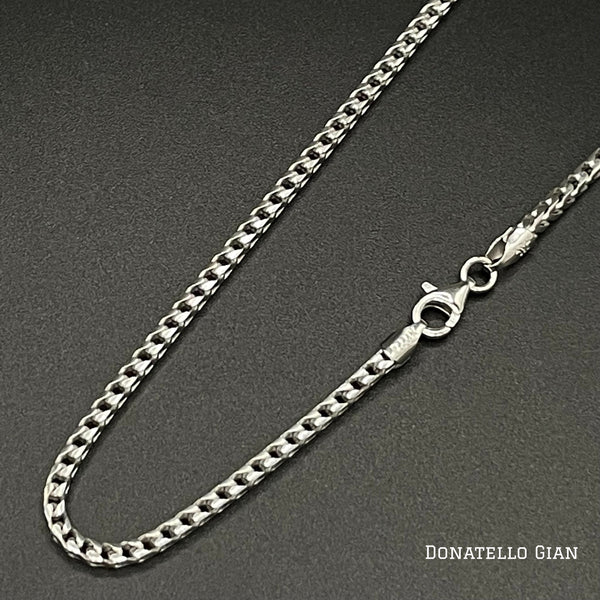 Sterling Silver 925 Franco Chain 2.5MM, 16