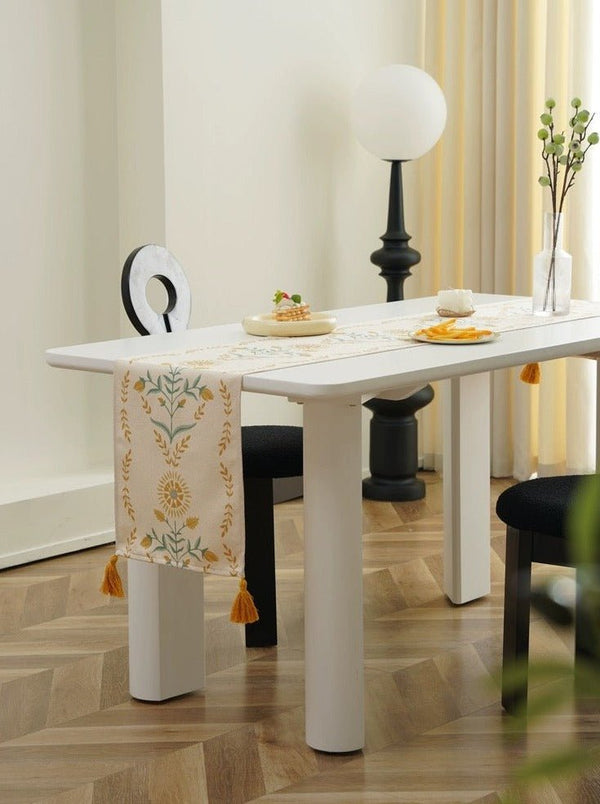 French Style Floral Table Runner