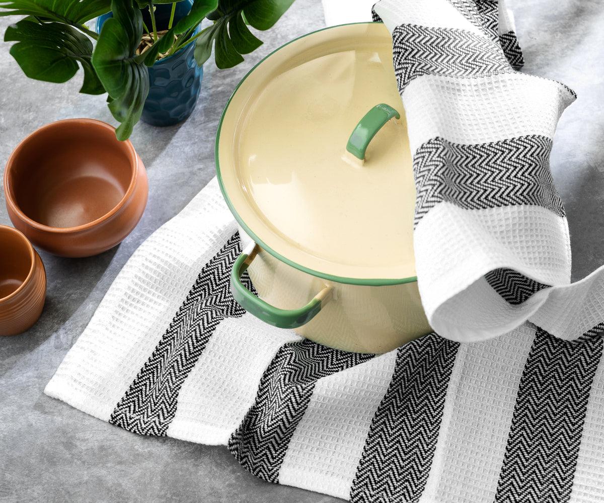 Luxury Kitchen Towels - Striped Towels