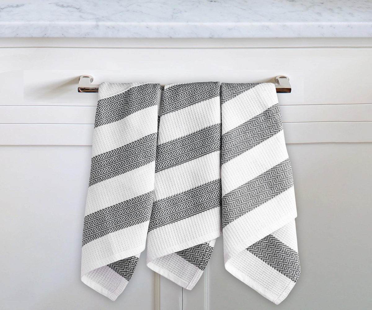Luxury Kitchen Towels - Striped Towels