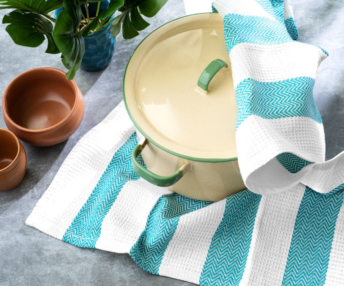 Luxury Kitchen Towels - Striped Towels