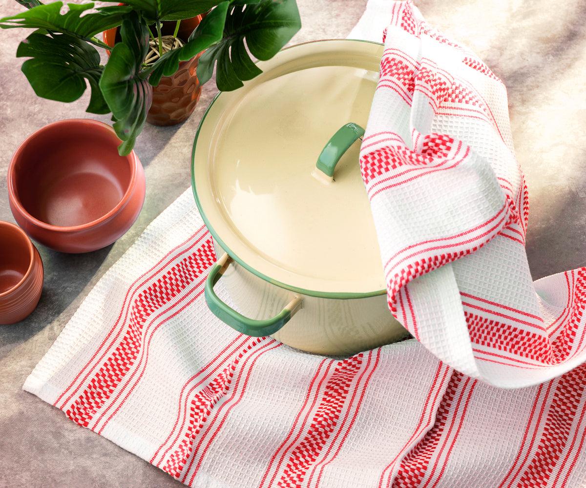 Kitchen Hand Towels - Striped Tea Towels