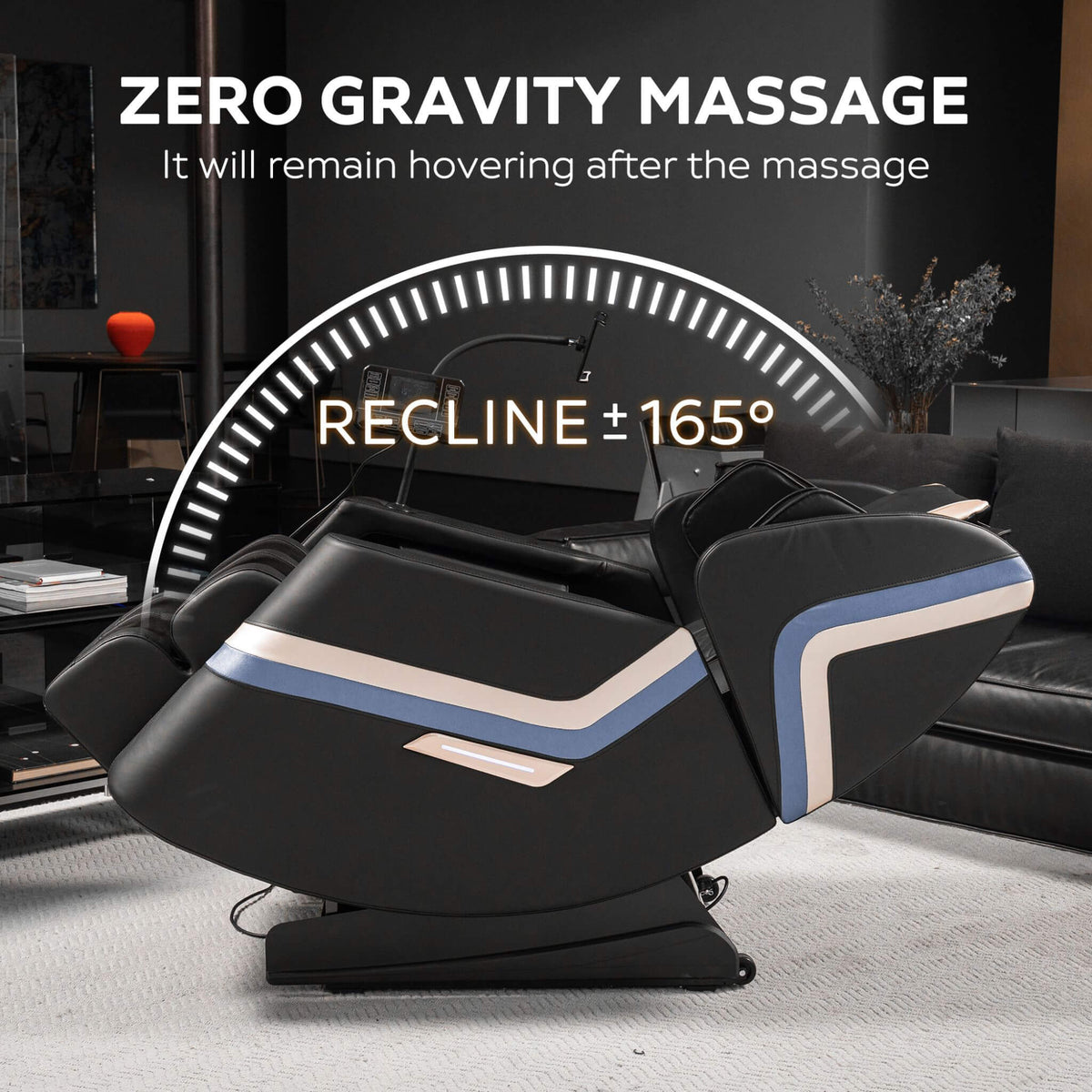 Bliss Full-Body Zero-Gravity Massage Chair Recliner With Six Massage Rollers (SAK91825)