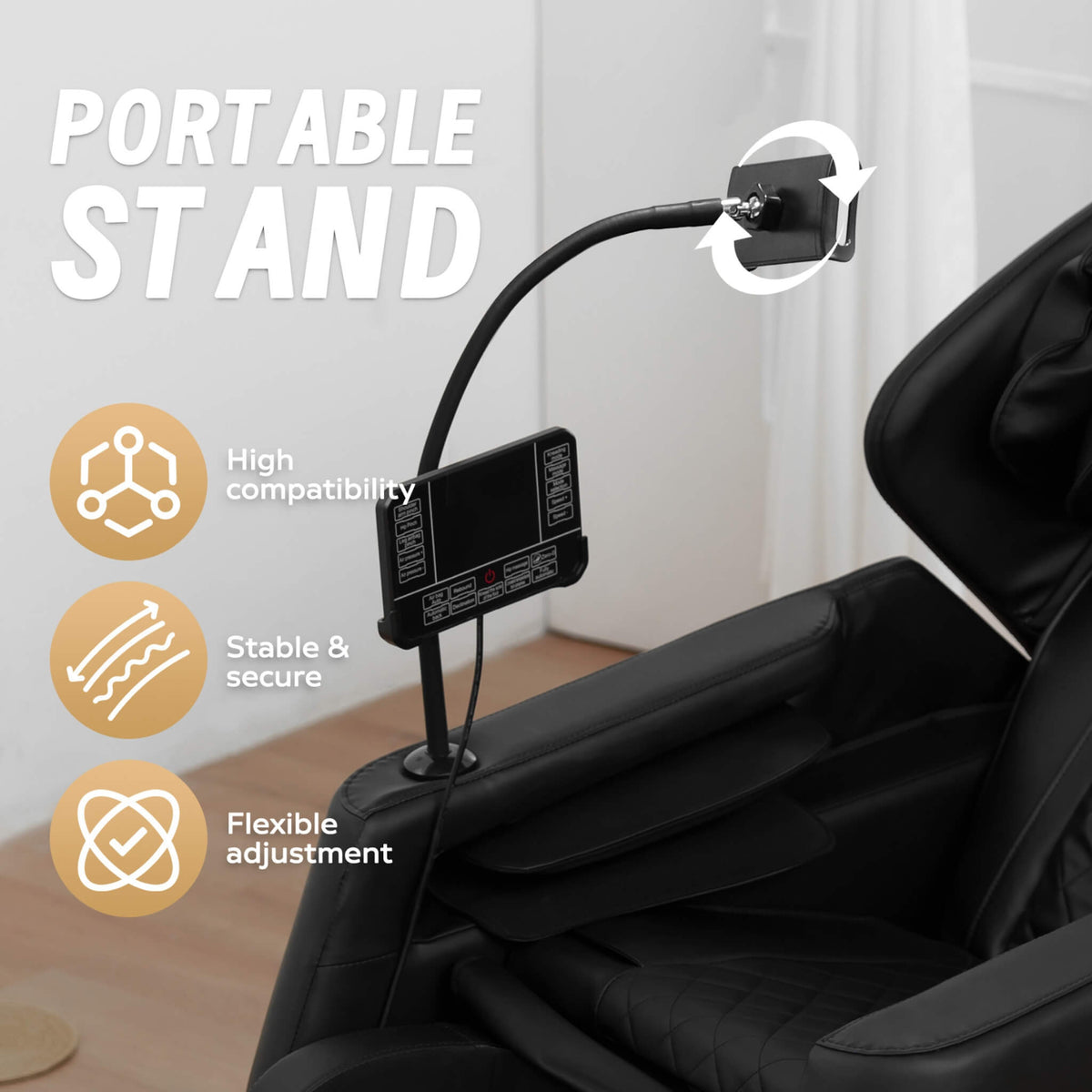 Nocturne Full-Body Zero-Gravity Massage Chair With Retractable Footrest (SAK40593)