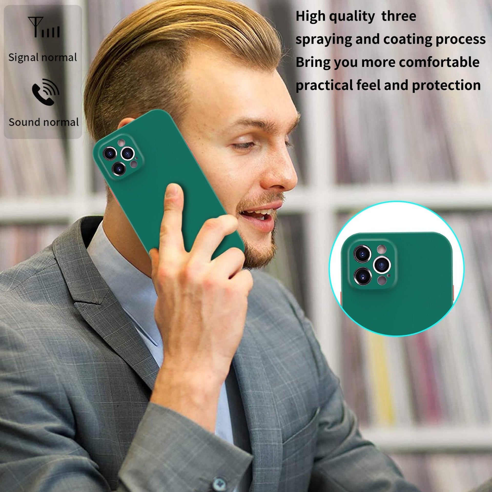 Full Cover Protective Phone Case For iPhone 12 Mini 11 Pro XS Max X XR 6 7 8 Plus Soft Silicone Shockproof Cover Full Body  Anti-Shock Protection Drop Protection Silicone iphone Cover