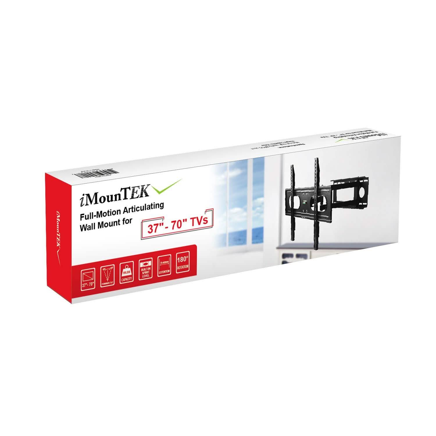 Full Motion Articulating Wall Mount for 37