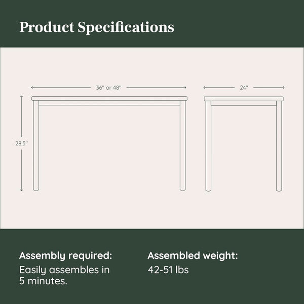 Functional Home Office Desk with Effortless Assembly Design