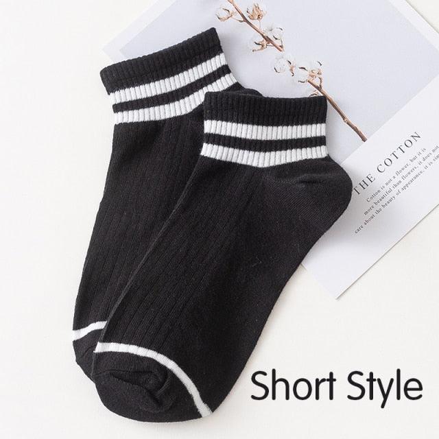 Funny Cute Cotton Crew Socks Women Fashion Colorful  Retro Long Socks New Year Christmas Gifts For Men And Women