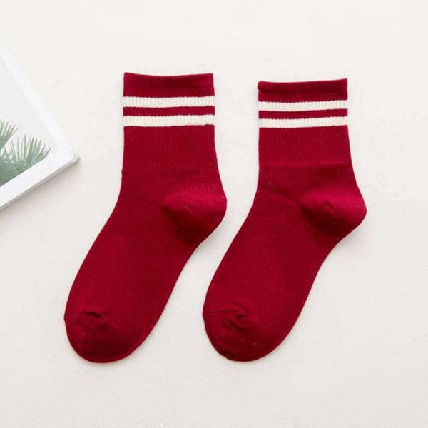 Funny Cute Cotton Crew Socks Women Fashion Colorful  Retro Long Socks New Year Christmas Gifts For Men And Women