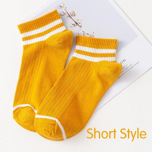 Funny Cute Cotton Crew Socks Women Fashion Colorful  Retro Long Socks New Year Christmas Gifts For Men And Women