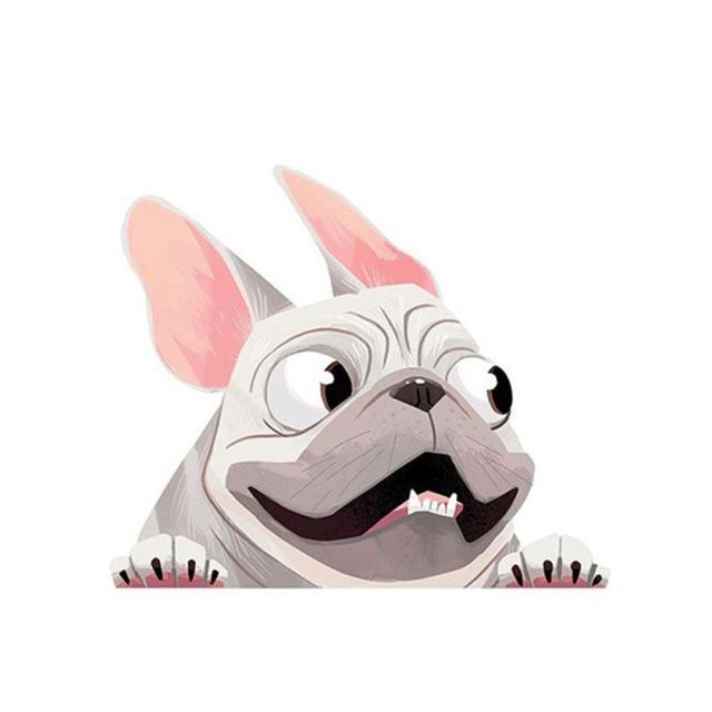 Funny Dog Head In The Crack Vinyl Car Funny Dog Head In The Crack Vinyl Car Stickers Decals Motorcycle Accessories Car-window Decorative Goods Broken Glass Sticker Car Stickers Decals Motorcycle Accessories Car-window Decorative Goods Pvc Car Sticker