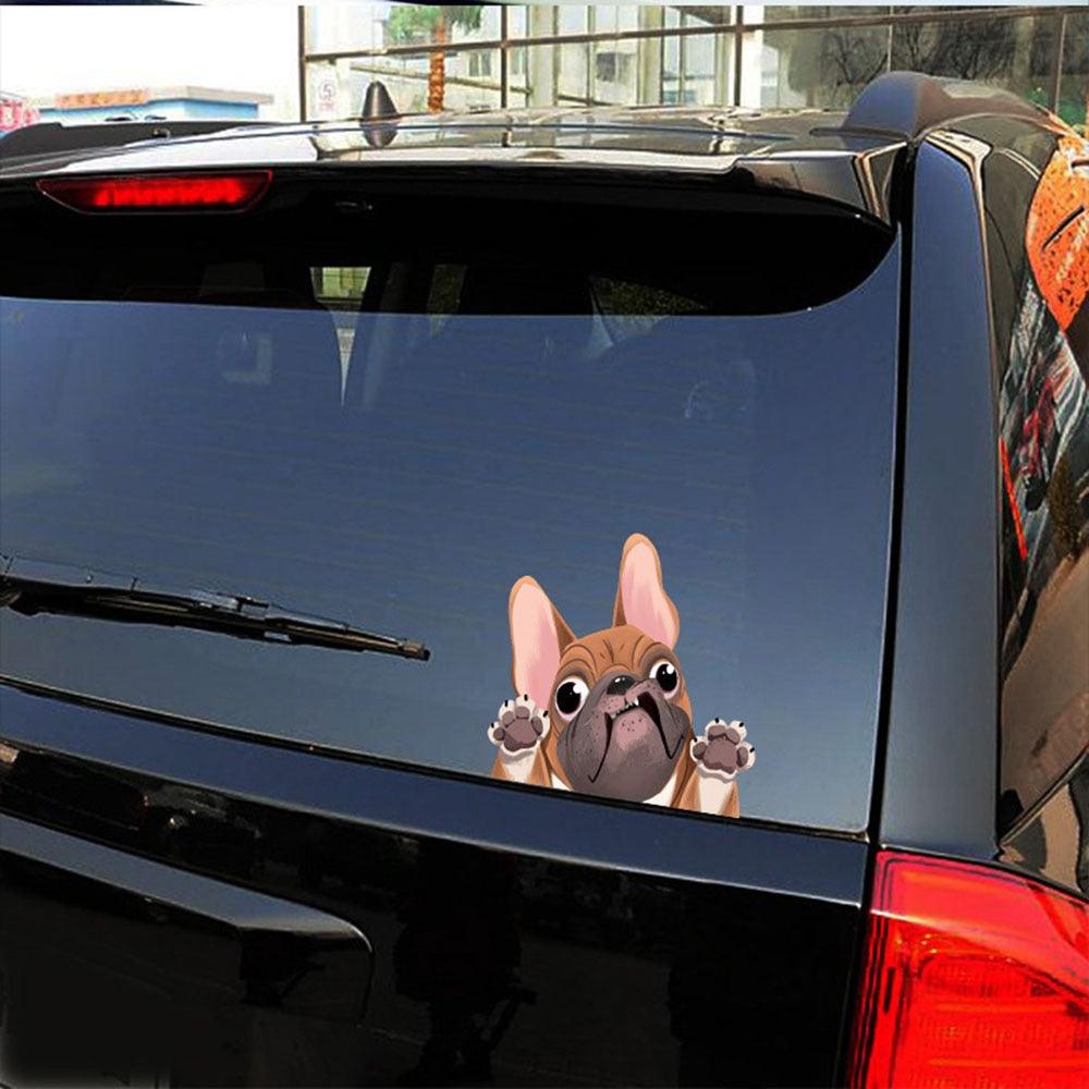 Funny Dog Head In The Crack Vinyl Car Funny Dog Head In The Crack Vinyl Car Stickers Decals Motorcycle Accessories Car-window Decorative Goods Broken Glass Sticker Car Stickers Decals Motorcycle Accessories Car-window Decorative Goods Pvc Car Sticker