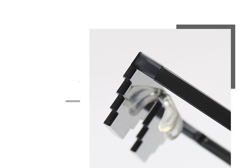 Funny Mosaic Sunglasses For Women New Elegant Vintage Small Frame Glasses For Lady New Retro Shape Metal Design Sunglasses, Men Women Glass 8 Bit Pixel Mosaic Glasses Photo Props Unisex Sunglass