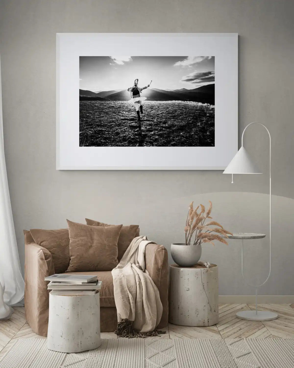 Limited Edition numbered and signed. Kotsamanos in Tetralofos, Kozani, W. Macedonia | Black-and-white wall art photography from Greece