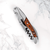 Wooden Handled Double-Hinged Corkscrew in Gift Box