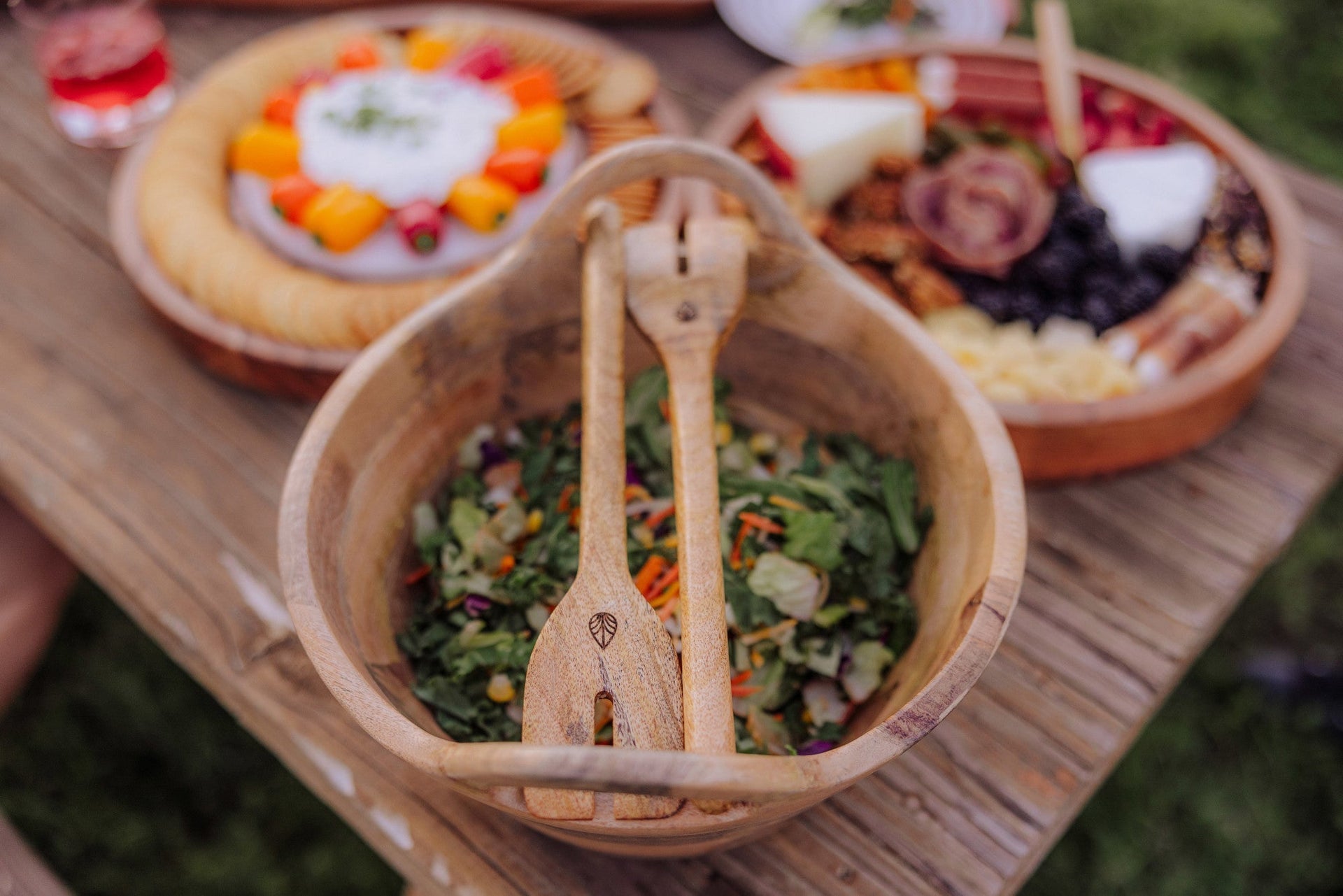 Ciotola Large Serving Bowl with Handles Picnic Time Family of Brands