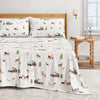 Turkish Cotton Christmas Flannel Sheet - Whittaker Collection - Twin / Pups with Hats