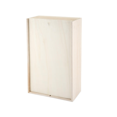 2-Bottle Paulownia Wood Wine Box
