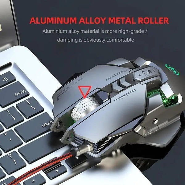 Gaming Ergonomic Wired Mouse 6400DPI Comfortable Game Mouse Optical PC USB Mice