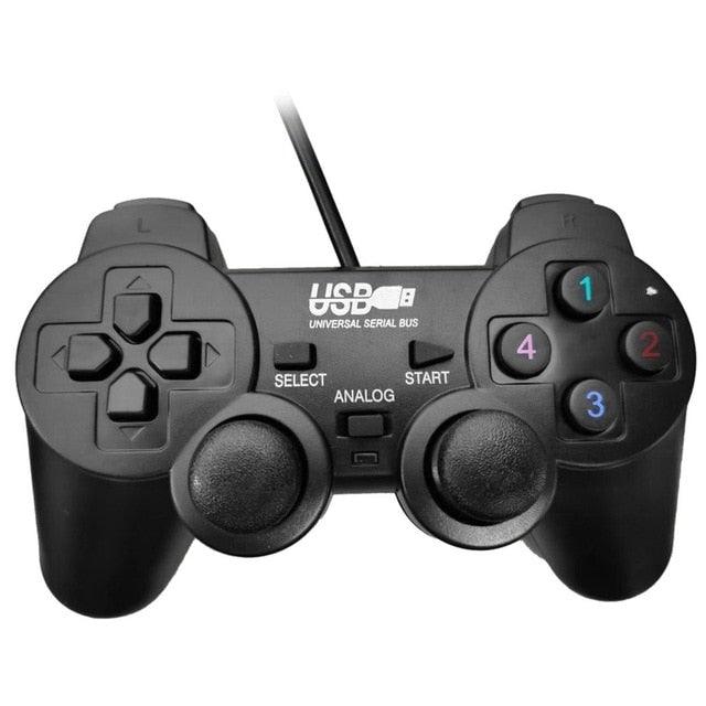 Gaming Quality Black Joystick Shock Gamepad Controller Compatible With PC Laptop Computer