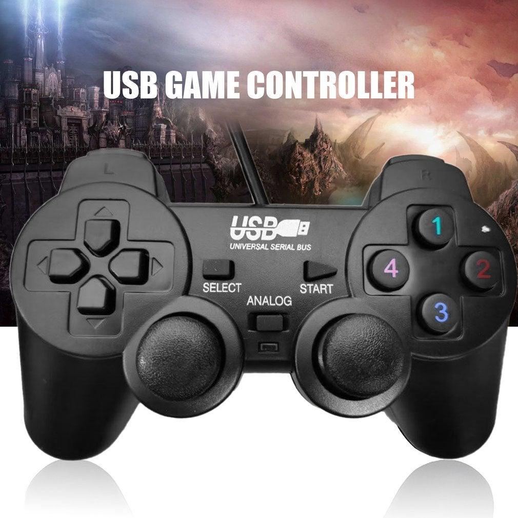 Gaming Quality Black Joystick Shock Gamepad Controller Compatible With PC Laptop Computer