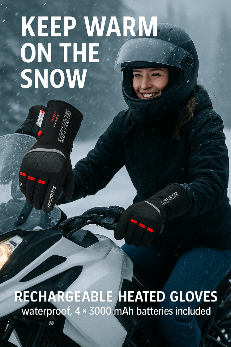 Rechargeable Heated Gloves - Waterproof GOODSPHORIA.COM