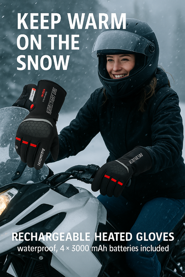Rechargeable Heated Gloves - Waterproof GOODSPHORIA.COM