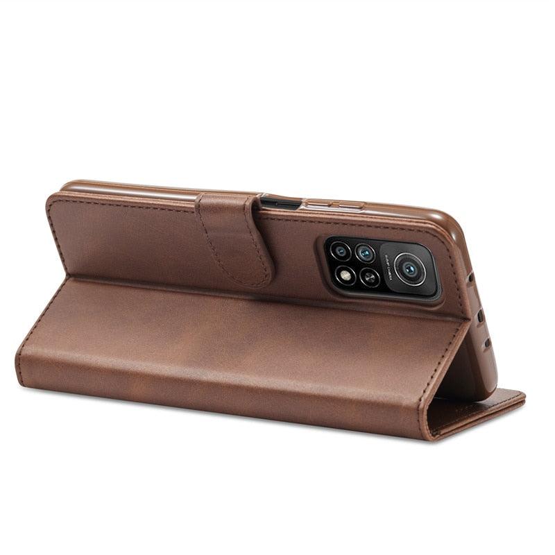 Genuine Premium Leather Detachable Magnetic Flip Cover with Card Holders Horizontal Case For Redmi Note 11 Pro 5G Case On Redmi Note 11 11S 10S 10 10C 9S 9 9T 8T 8 7 Case For Xiaomi Redmi Note11 Pro 5G Case