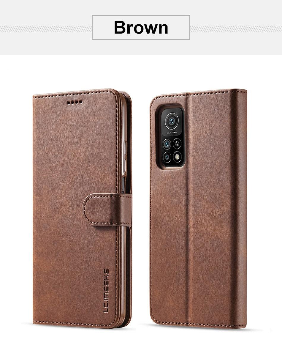 Genuine Premium Leather Detachable Magnetic Flip Cover with Card Holders Horizontal Case For Redmi Note 11 Pro 5G Case On Redmi Note 11 11S 10S 10 10C 9S 9 9T 8T 8 7 Case For Xiaomi Redmi Note11 Pro 5G Case