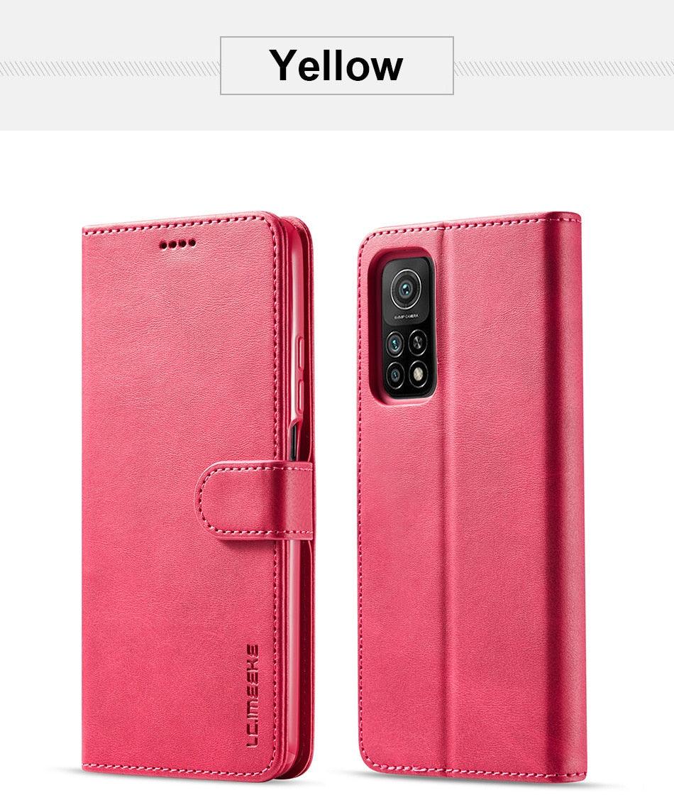 Genuine Premium Leather Detachable Magnetic Flip Cover with Card Holders Horizontal Case For Redmi Note 11 Pro 5G Case On Redmi Note 11 11S 10S 10 10C 9S 9 9T 8T 8 7 Case For Xiaomi Redmi Note11 Pro 5G Case