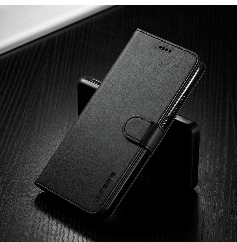 Genuine Premium Leather Detachable Magnetic Flip Cover with Card Holders Horizontal Case For Redmi Note 11 Pro 5G Case On Redmi Note 11 11S 10S 10 10C 9S 9 9T 8T 8 7 Case For Xiaomi Redmi Note11 Pro 5G Case