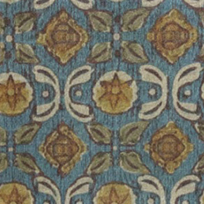 Green Block Print Tablecloth