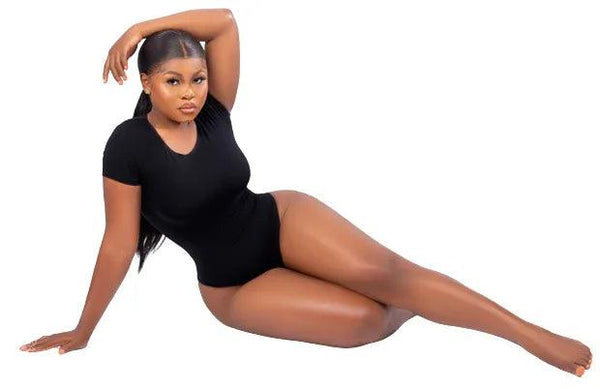 Short Sleeve Tummy Tuck Body Suit - Gifts for You 'n Me