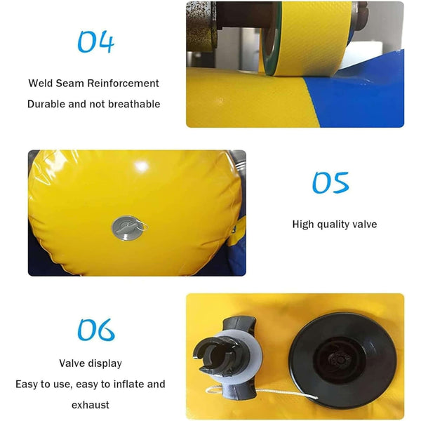 Giant Inflatable Water Climbing Obstacle Course With Air Pump (SAK87625)