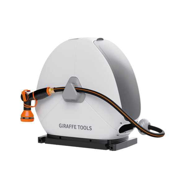 Ground-Mounted Retractable Hose Reel 82ft-130ft
