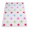 Girl's White Star Rug