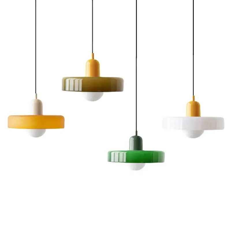 Green Glass Pendant Light