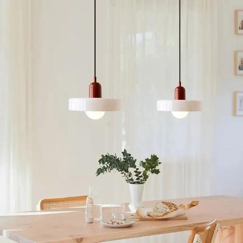 Green Glass Pendant Light