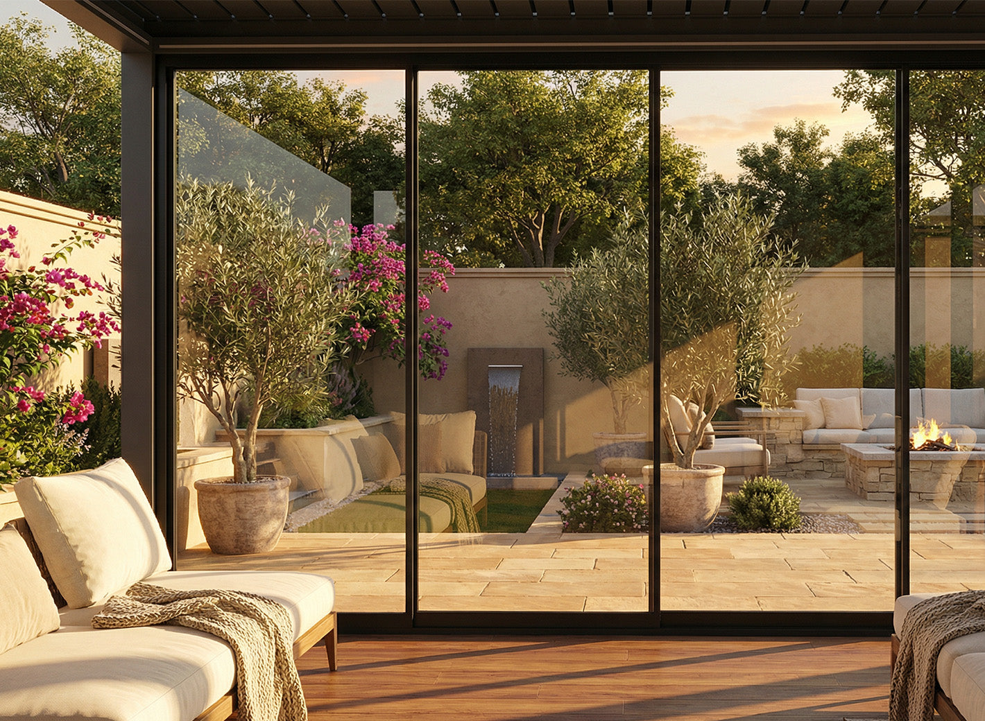 Glass Door – Square Handle