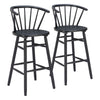 Stenger Barstool (Set of 2) Black