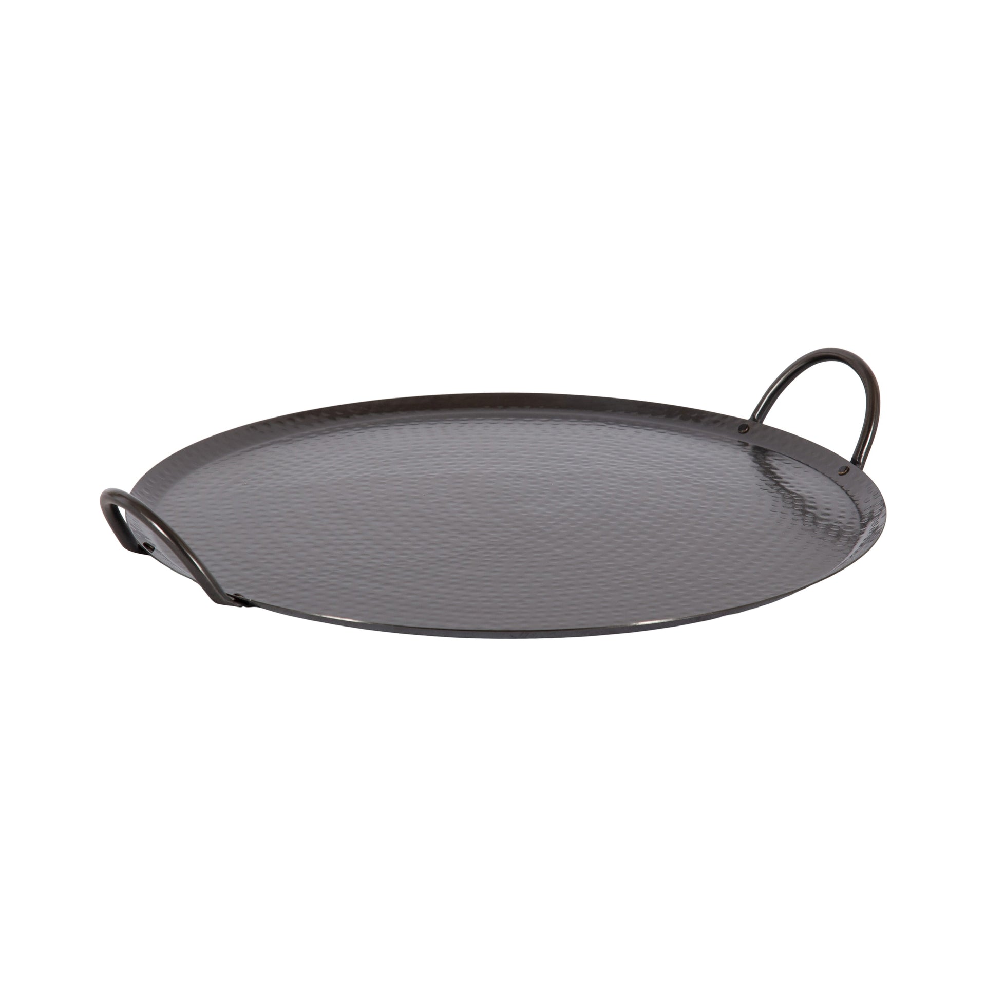 Sanzo Hammered Round Metal Tray