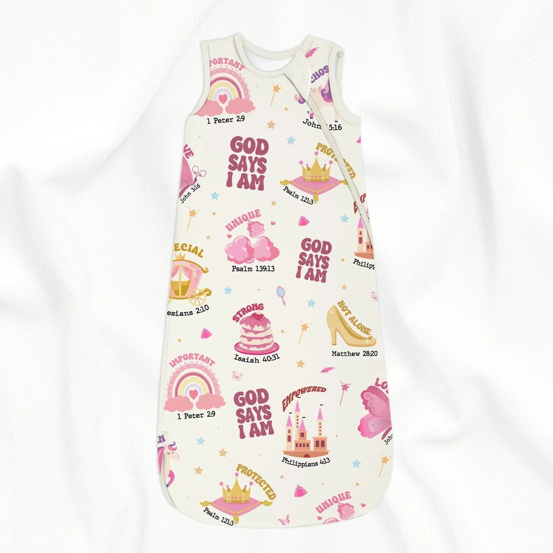 God Says I Am Girl Bamboo Sleep Bag