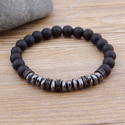Gold Black Color For Choices Black Matte Stone Accessories Stand Bracelets For Men Unisex Natural Lava Rock Stone Beaded Bracelet For Men Women Tiger Eye Matte Black Beads Essential Oil Diffuser Anxiety Bracelets Stress Relief Bracelets Set