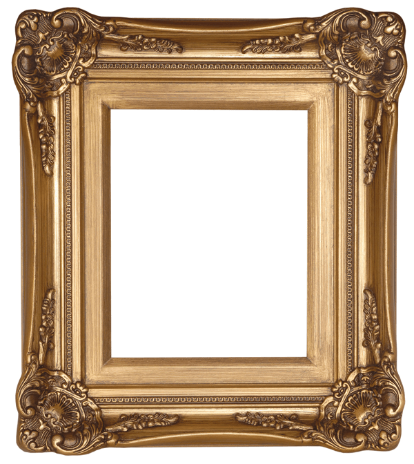 Gold Ornate Antique Picture Frame
