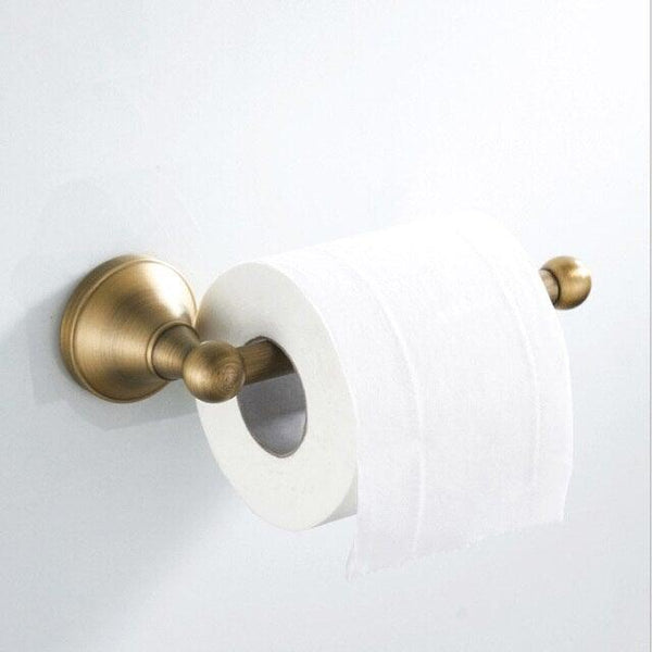 Gold Toilet Paper Holders Black Bronze Wall Mounted Chrome Antique Tissue Hanger White Roll Holder For Kitchen Bathroom Hotel Toilet Paper Holder Bathroom Toilet Paper Roll Holder Wall Mounted Retro Carved Style Tissue Holder
