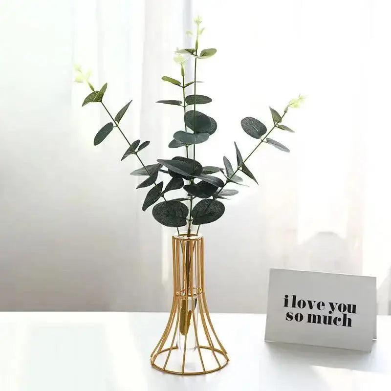 Gold Metal Vase