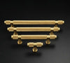 Golden Brass Knurled Textured Simple Kitchen Cabinet handle And Handles Drawer Pulls Bedroom Door Knobs  Cupboard Bathroom Door Handles Brushed Brass Pulls For Cabinets