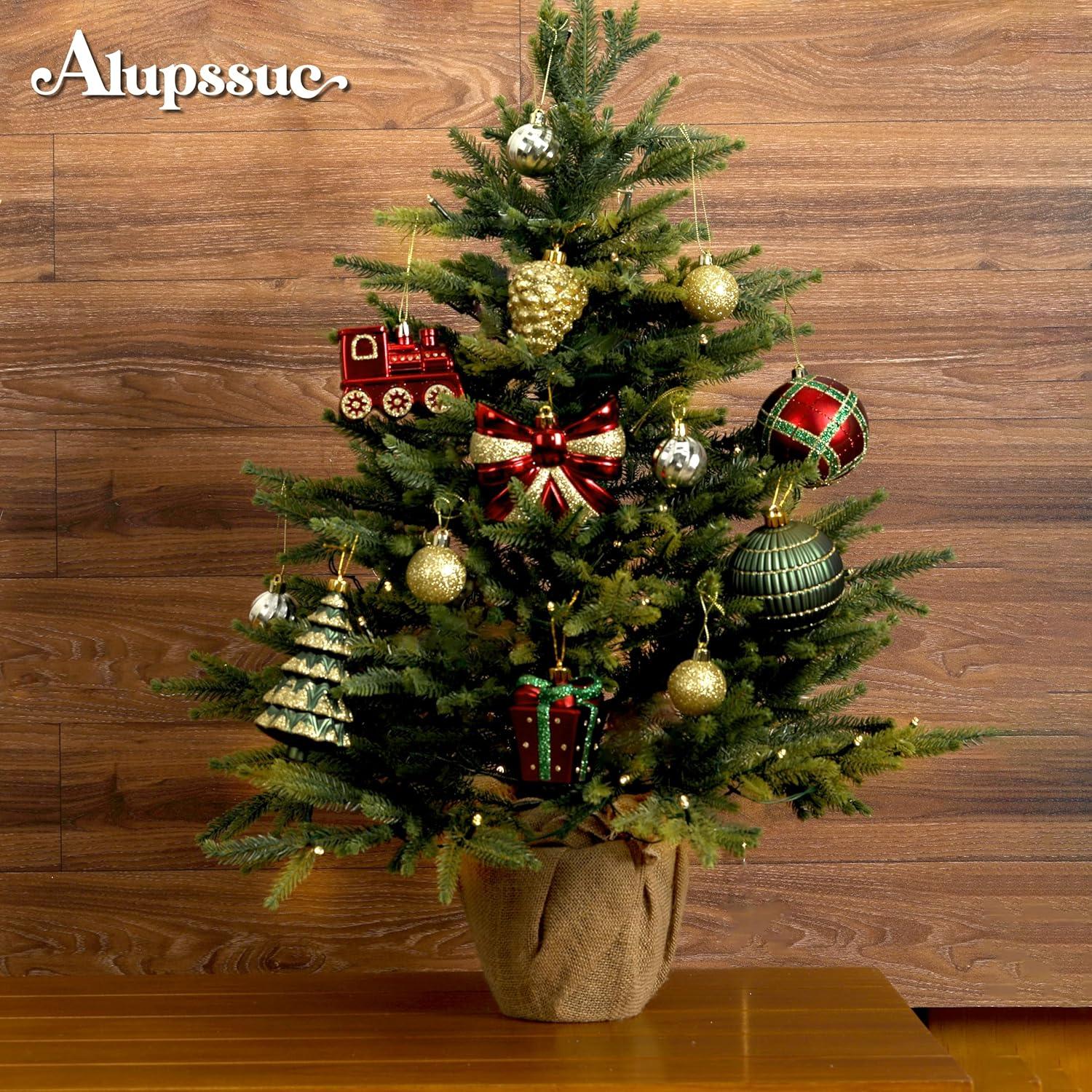 Golden Shatterproof Christmas Decorations