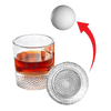 The Wine Savant Golf Ball Whiskey Glasses Set of 2-8oz Golf Gifts - Unique Whiskey Golf Glasses Set - Golf Gifts For Men & Women - Gifts for Golfers Golf Accessories Golf Ball Glasses (2 pack)